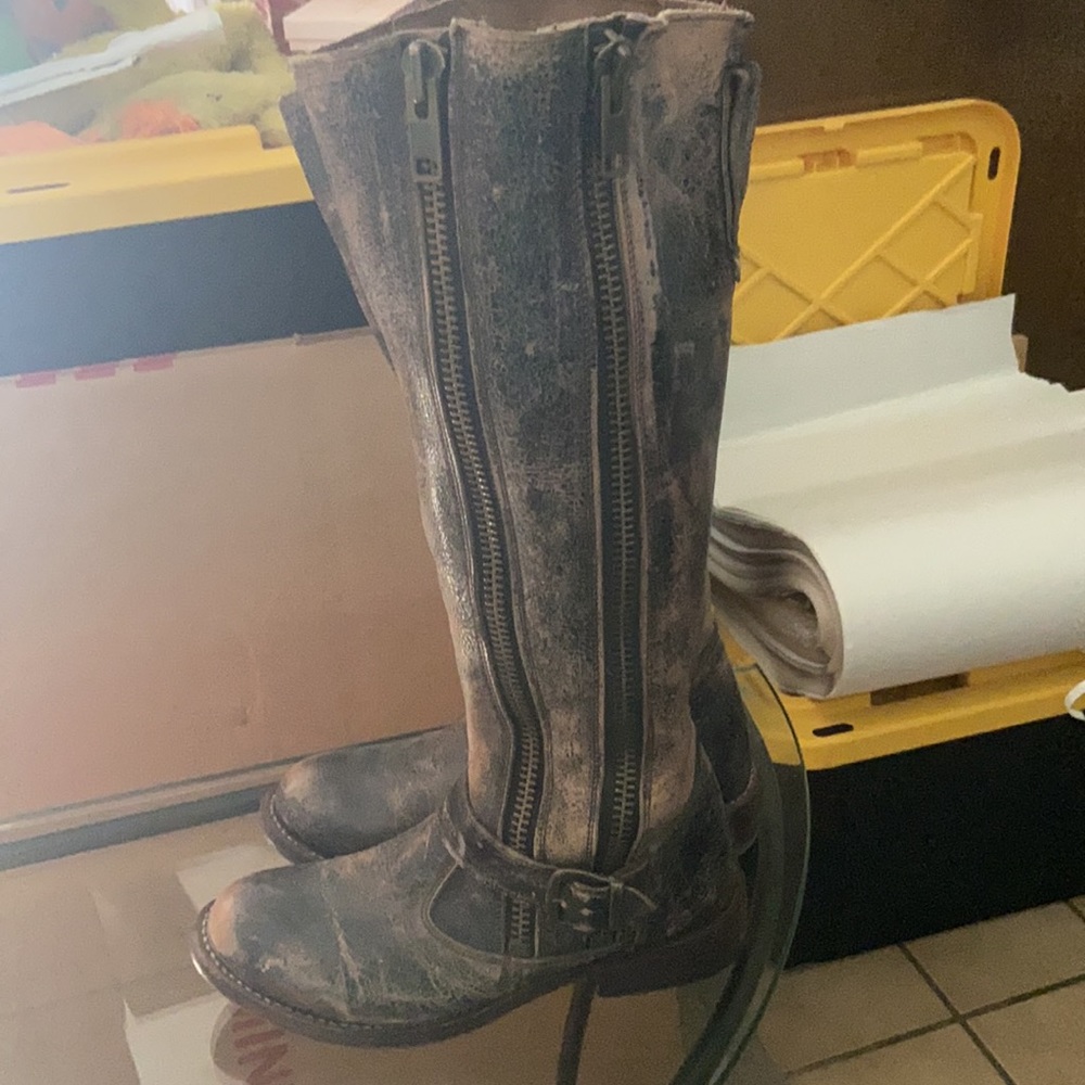 BED STU distressed boots